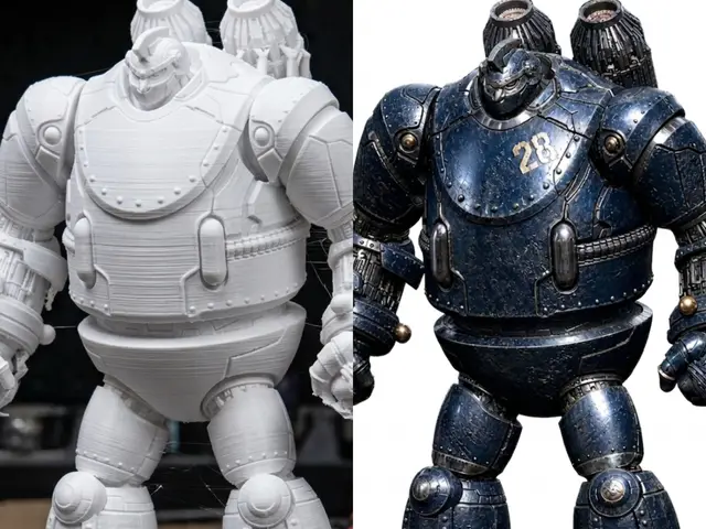 Figure from the Japanese robot anime "Tetsujin 28" — modelo 3D