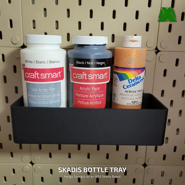 Skadis Bottle Mount Tray — modelo 3D