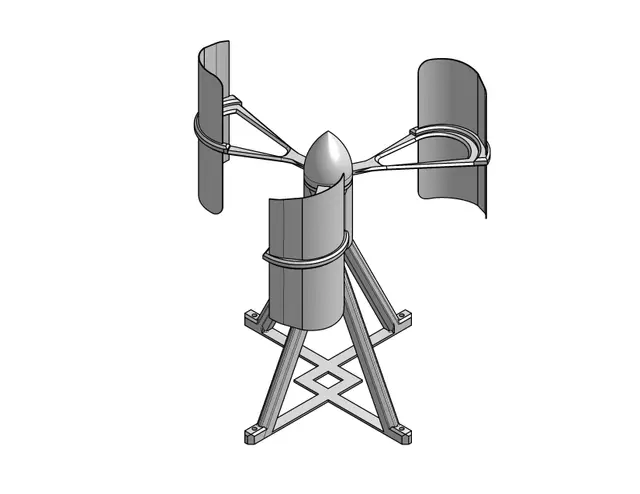 Vertical Windmill — modelo 3D