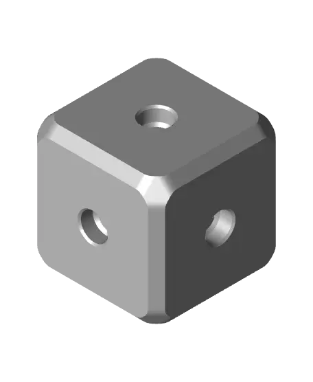Force Field Puzzle 3x3 Solid Cube — modelo 3D