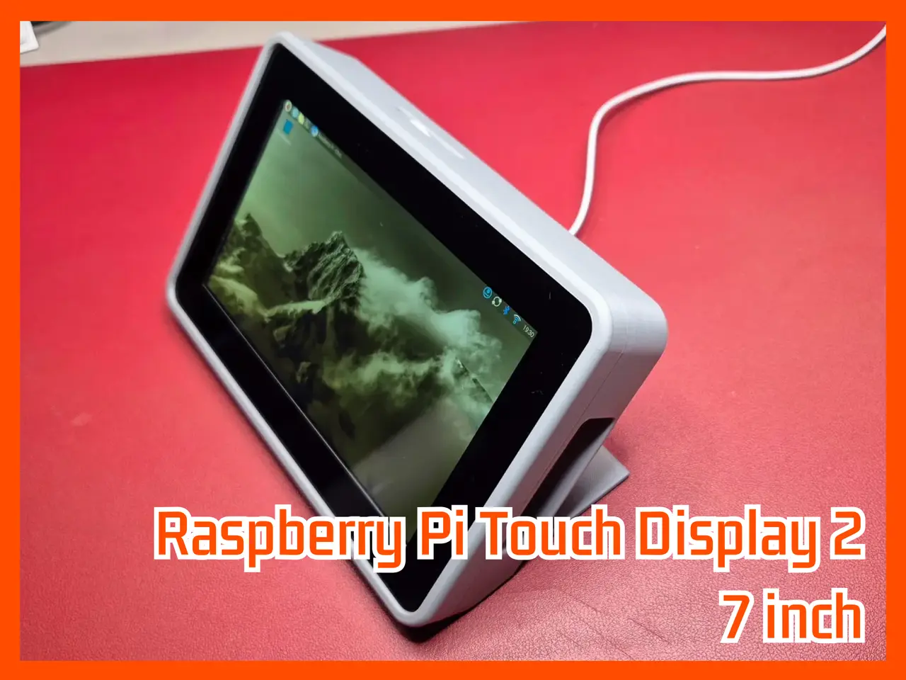 Raspberry Pi Touch Display 2 (7") case for Raspberry Pi 5 — modelo 3D