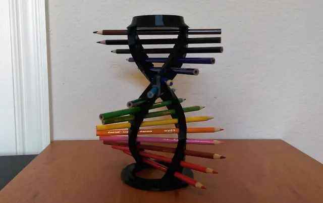 DNA Helix Pencil Holder — modelo 3D