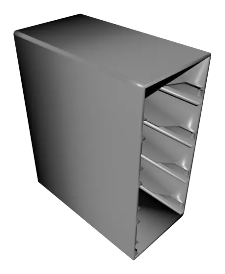 Simple Raspberry Pi Cluster Rack — modelo 3D