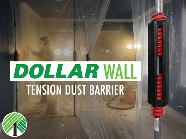 Dollar Wall Dust Barrier -- Dollar Tree Zipwall — modelo 3D