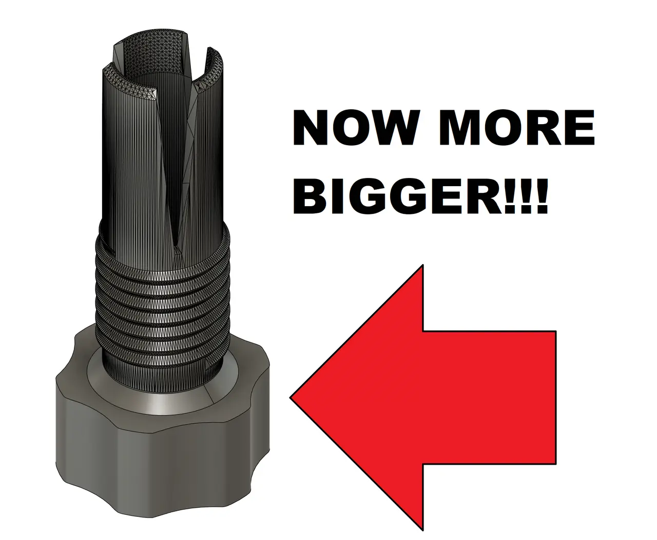 collet big thumb — modelo 3D