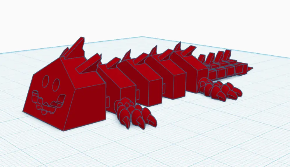 Articulated Dragon — modelo 3D