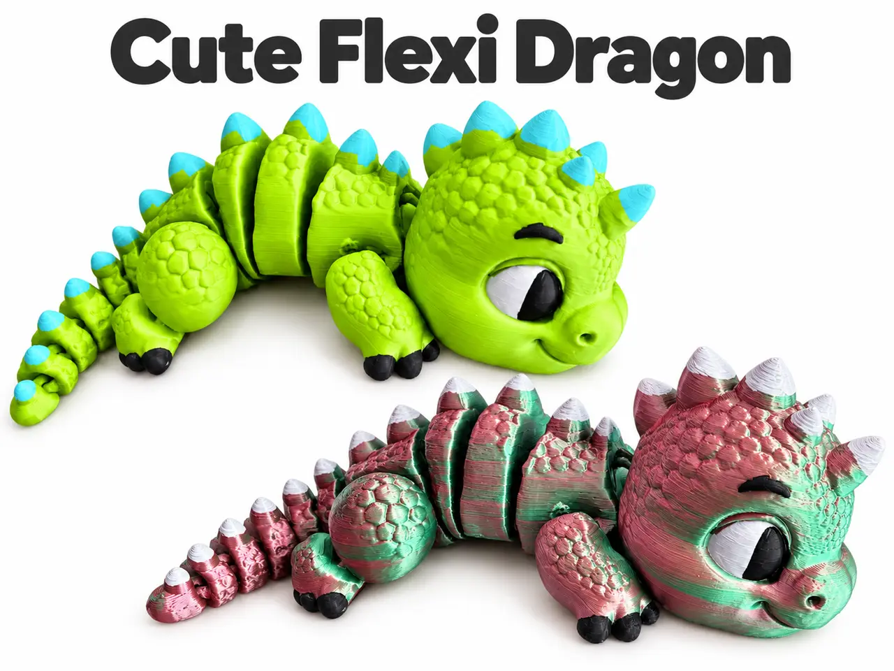 Cute Flexi Baby Dragon — modelo 3D