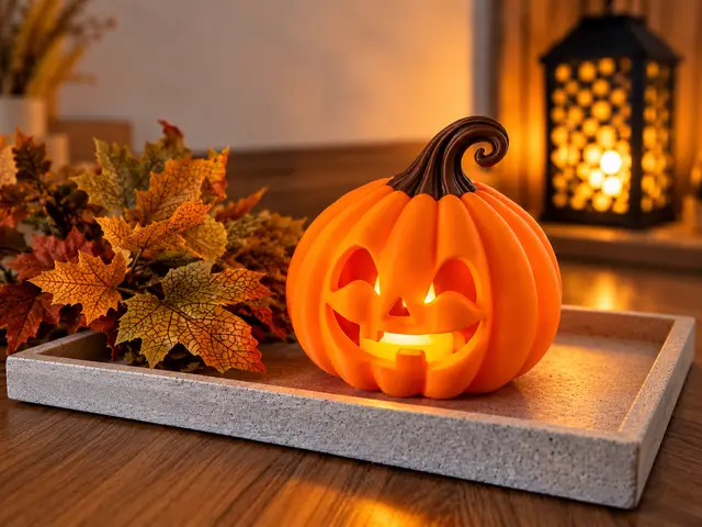 Happy Pumpkin – Cute Halloween LED Lantern — modelo 3D