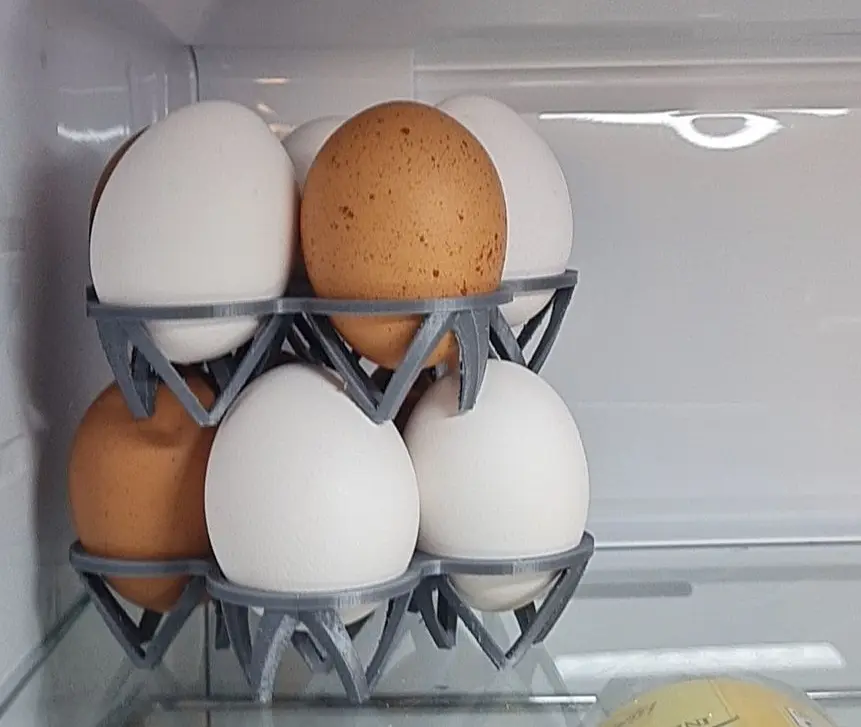 Egg storage - save space in the fridge! — modelo 3D