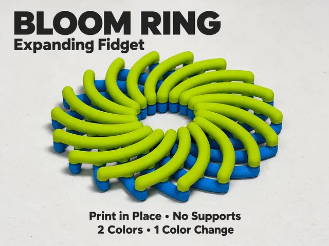 Bloom Ring — modelo 3D