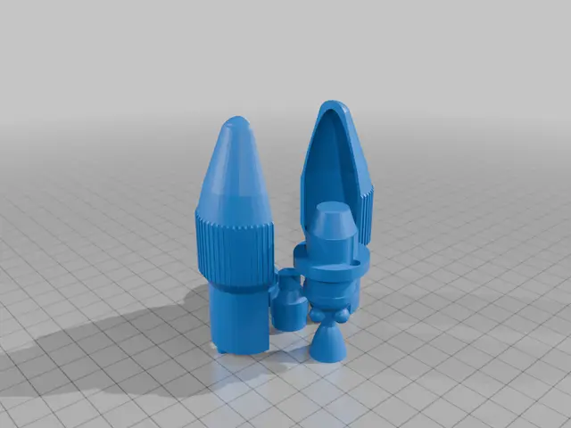 Opportunity Capsule and Delta-K stages for RTicknor's Delta II 7925 — modelo 3D