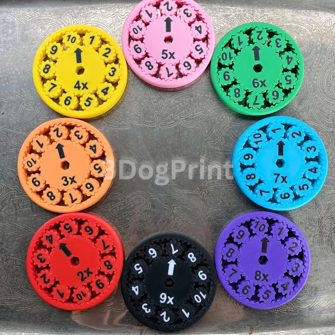 Multiplication & Division Fidget Spinners — modelo 3D