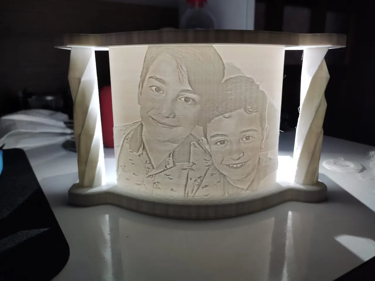 lithophane lamp — modelo 3D
