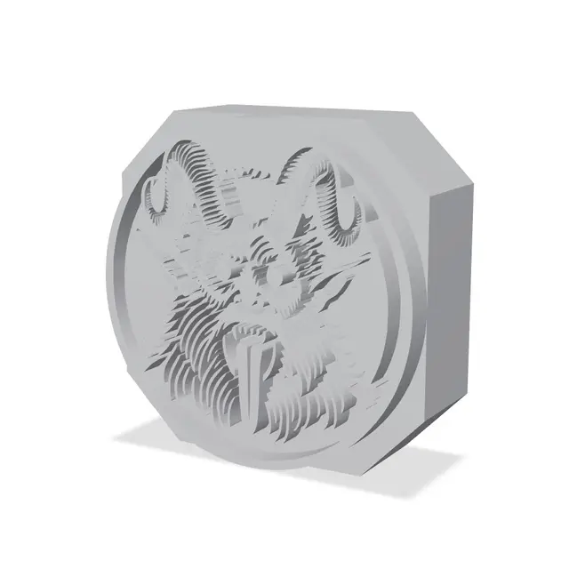 Halloween Mega Pack Leather & Ink Stamp Collection — modelo 3D