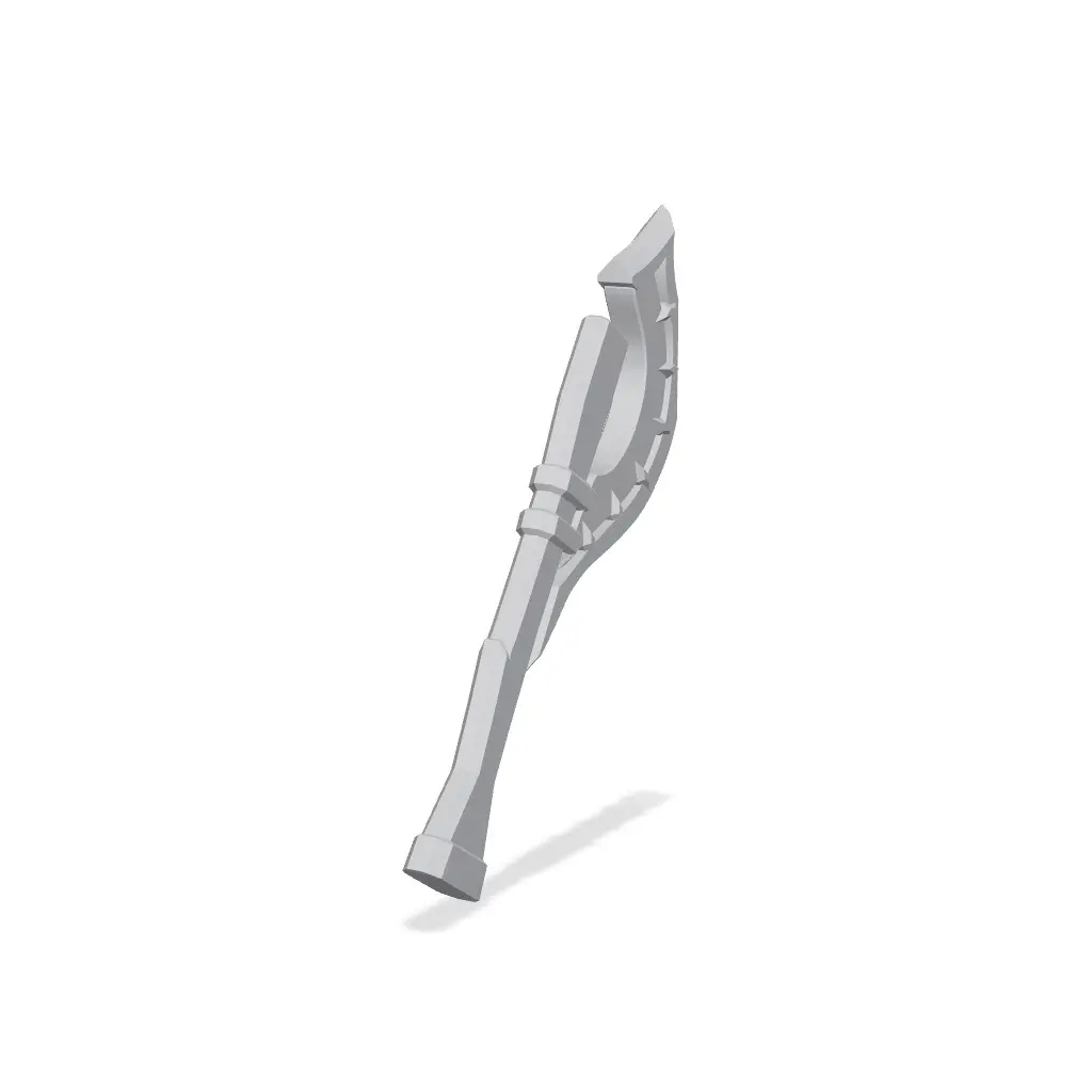 Medieval Curved Fridge Magnet — modelo 3D