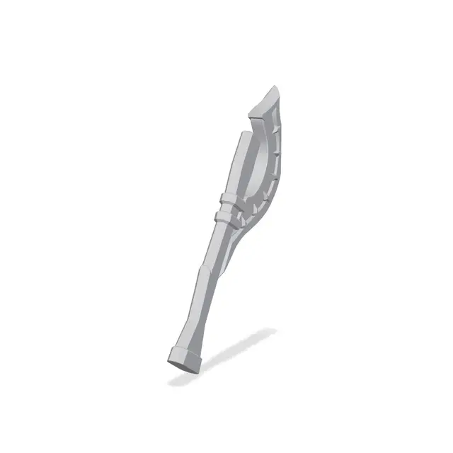 Medieval Curved Fridge Magnet — modelo 3D