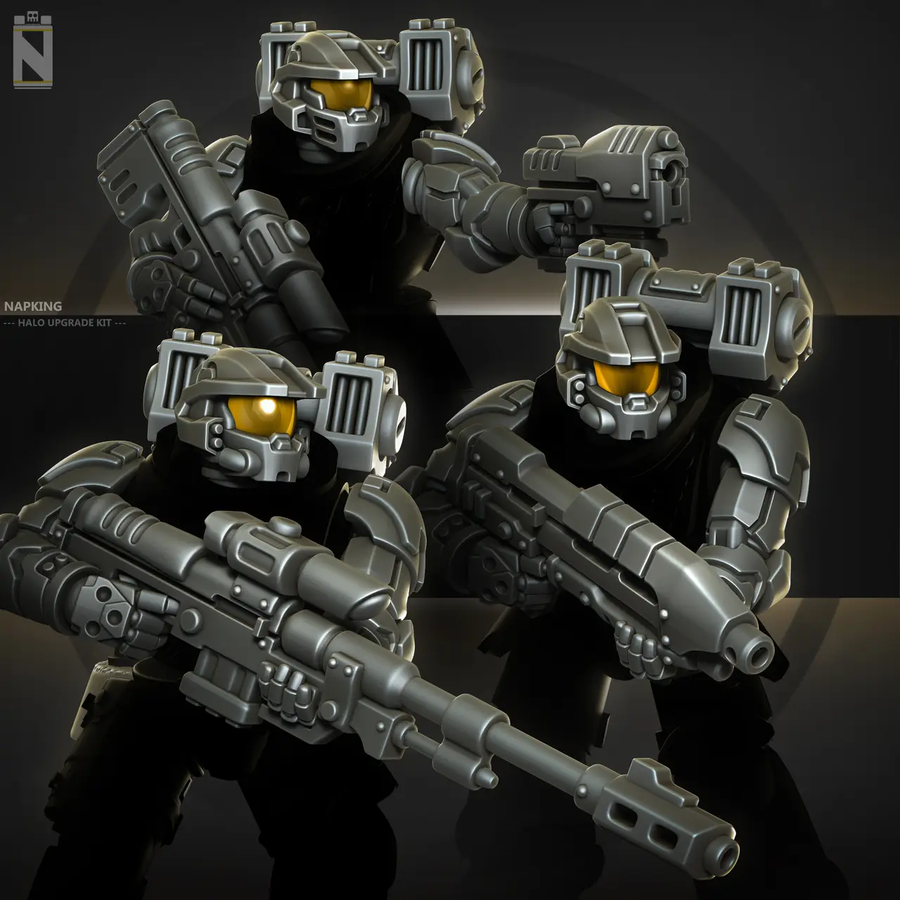 Halo Upgrade Kit — modelo 3D