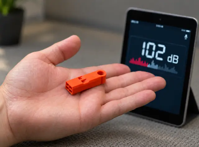 Whistle 4 Chambers over 100db (updated) — modelo 3D