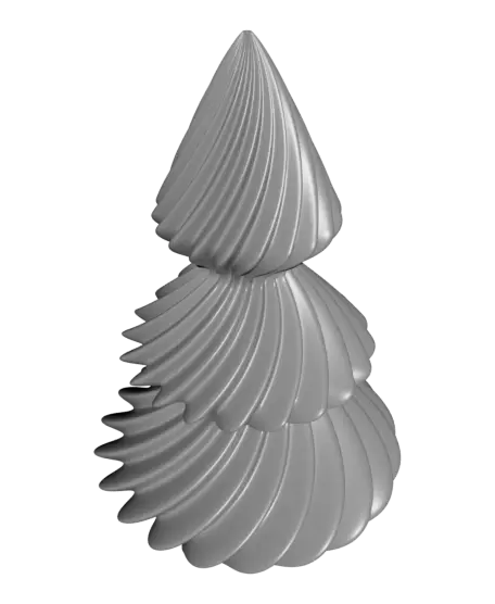 Elegant Evergreen Pine Tree — modelo 3D