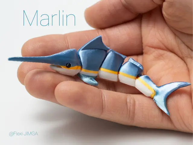Mini Swordfish – Articulated & Keychain — modelo 3D
