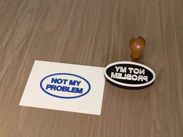 Not My Problem Stamp, 3D Printable STL — modelo 3D
