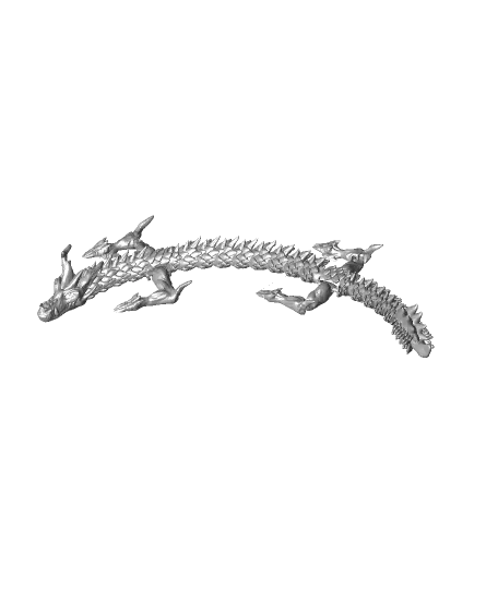 Skull Dragon Print in Place — modelo 3D