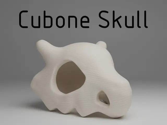 Cubone Pokemon Skull — modelo 3D