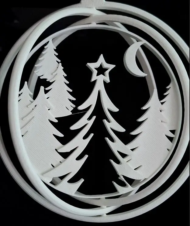 NEW Christmas Trees Rotating Ornament 2025 edition — modelo 3D