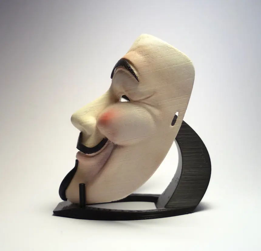 Mask Display Stand — modelo 3D