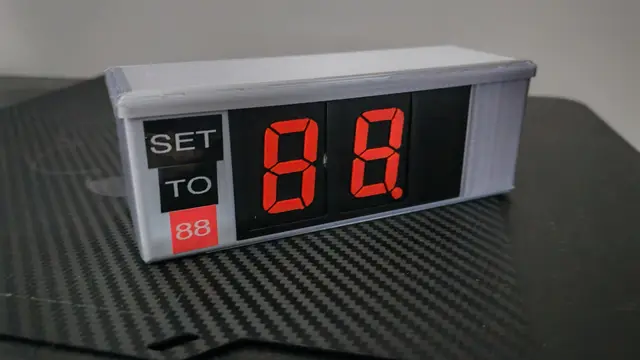 Time Circuits Speedometer — modelo 3D
