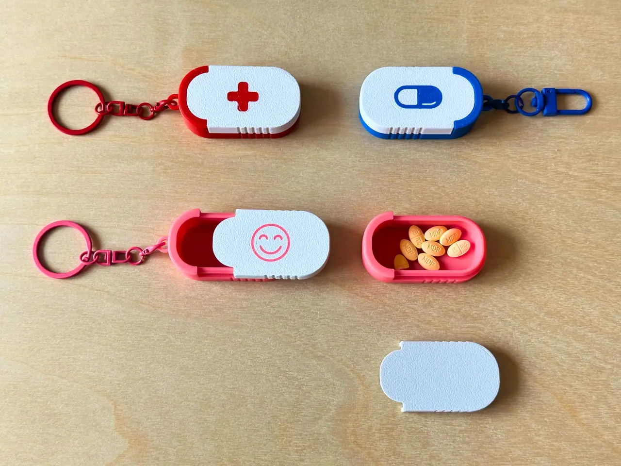 Pocket Mini Sliding Lid Pill Box (Only 10-14g) — modelo 3D