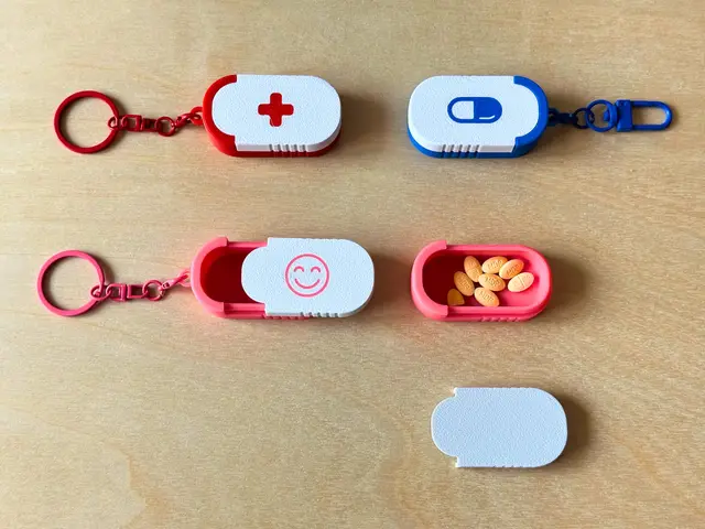 Pocket Mini Sliding Lid Pill Box (Only 10-14g) — modelo 3D