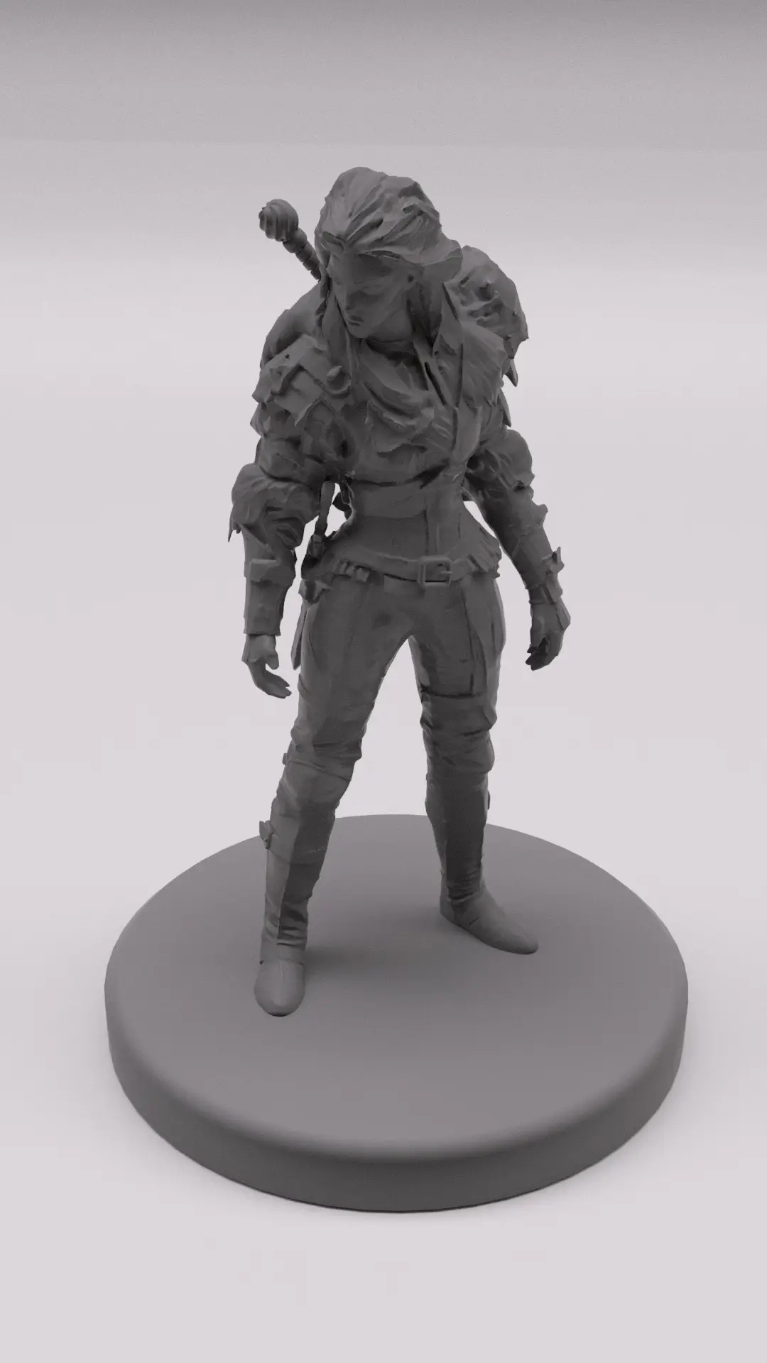 Furry Warrior — modelo 3D
