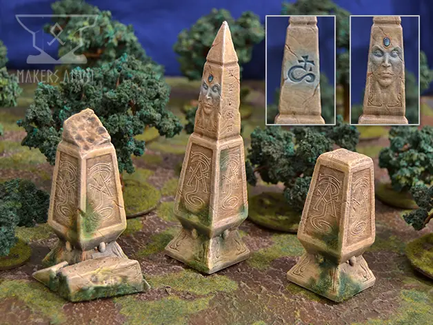 High Elves Waystone — modelo 3D