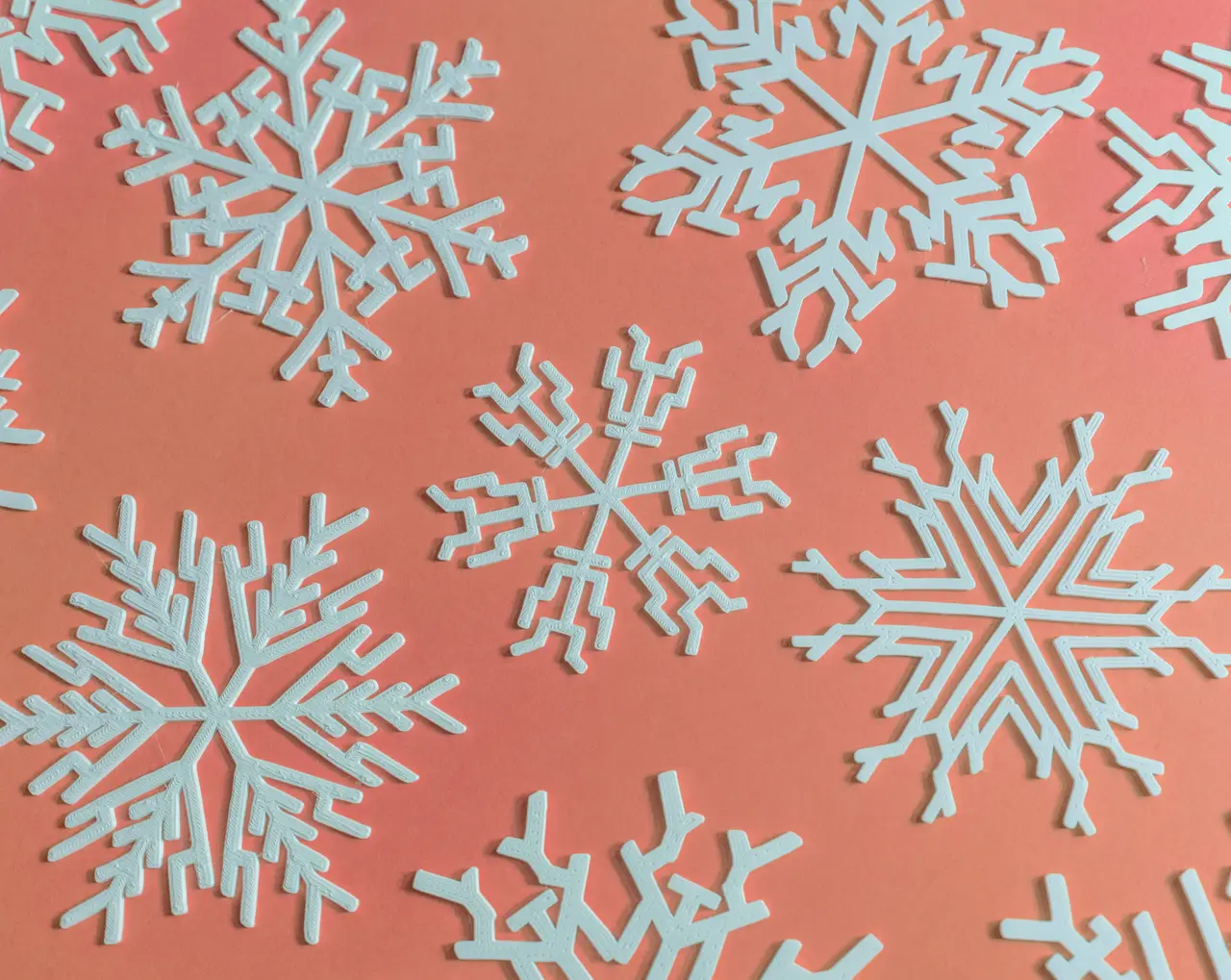 35 Snowflakes — modelo 3D