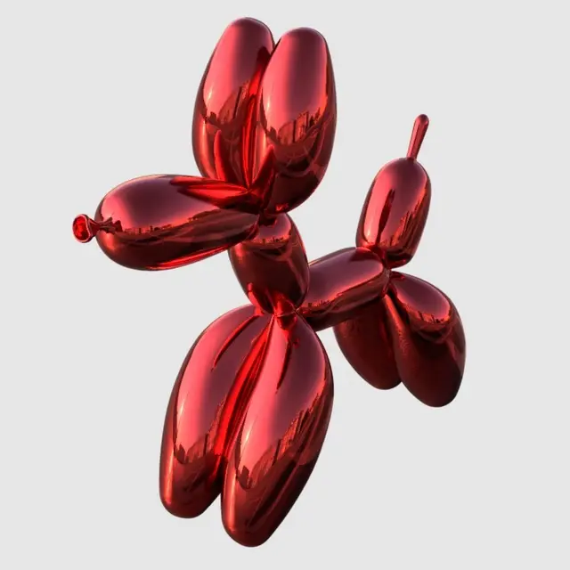 Balloon Dog (Jeff Koons) [nose optimized] — modelo 3D
