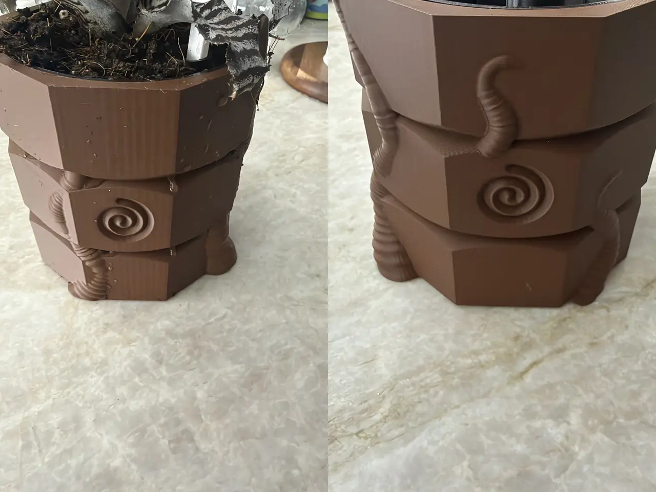 R'lyeh Stone Self-Watering Planter (Cthulhu) — modelo 3D