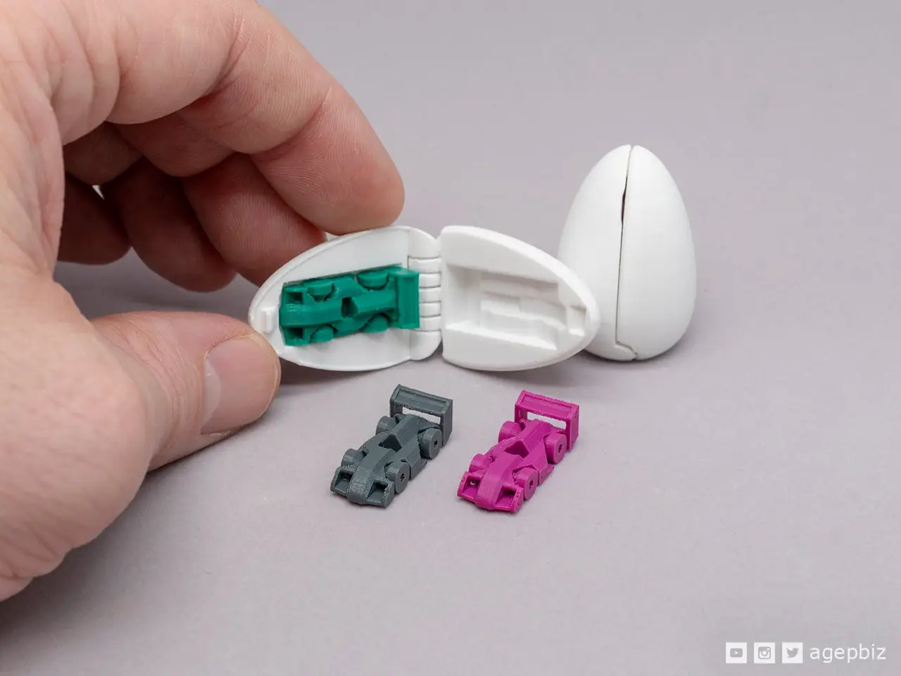 Surprise Egg #8 - Tiny Racecar — modelo 3D