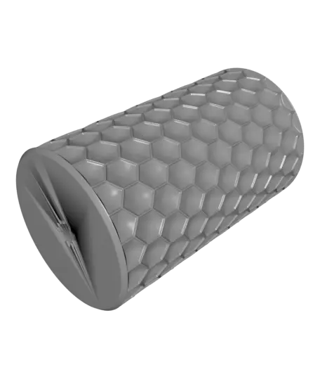 Honeycomb Pen Holder — Geometric Desk Organizer — modelo 3D