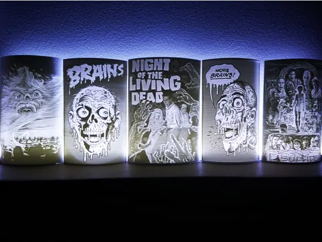 Living Dead Lithophane Collection — modelo 3D