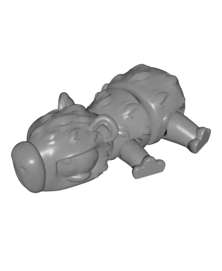 FREE Articulated Mini Capybara — modelo 3D