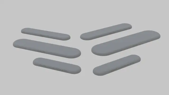 WW2 Imperial Japanese Navy Fleet Pack 1 VAS Plinth set — modelo 3D