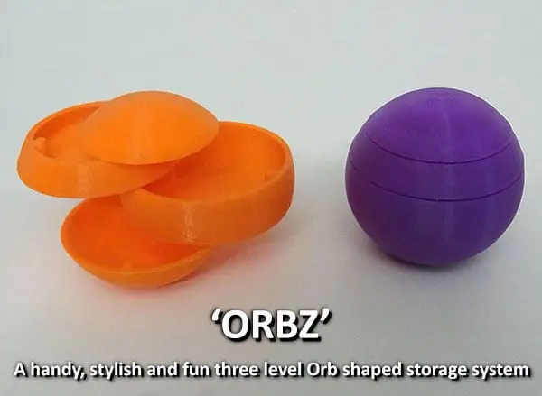 ORBZ - A mutli-layerd orb shaped storage solution — modelo 3D