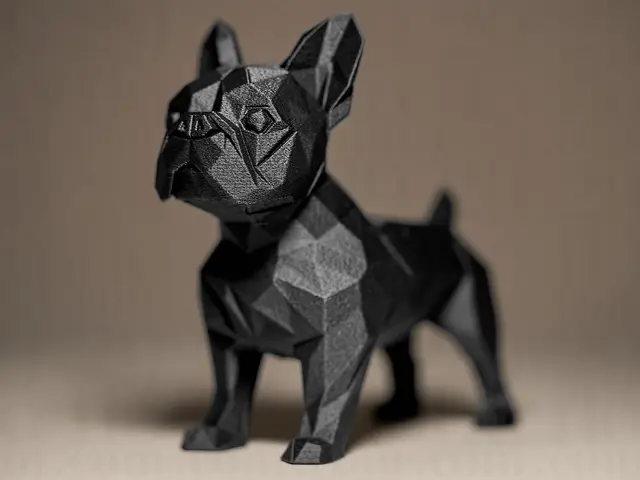 Geometric FRENCH BULLDOG Figurine — modelo 3D