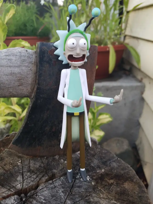 Rick Sanchez figure from Rick and Morty, "Peace among worlds" — modelo 3D