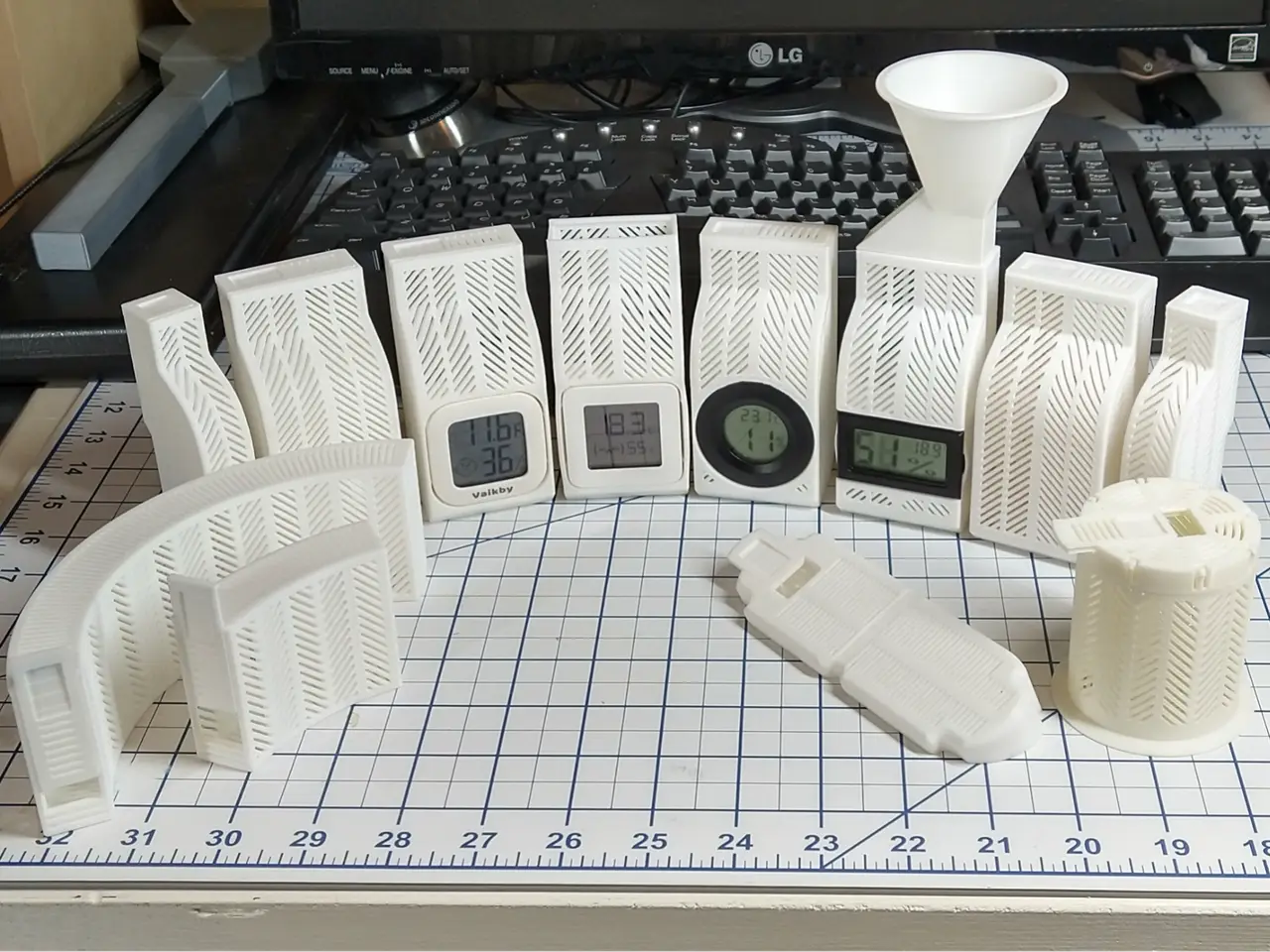 AMS1 Dry Pods Lrg, Sml, Hygro, Trays, & Funnel V20 — modelo 3D