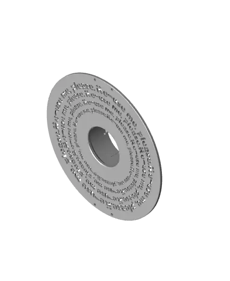 "Re-use me, please" - Reusable Spool — modelo 3D