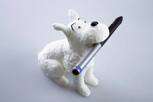 Snowy Milou Wacom pen holder — modelo 3D