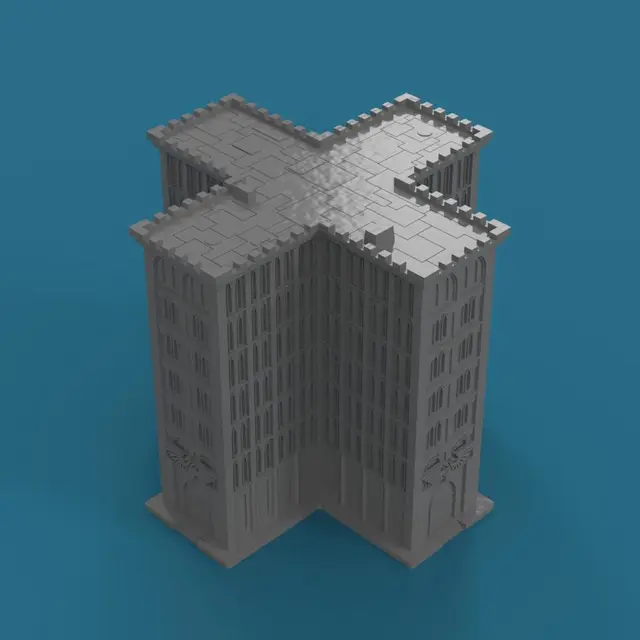 Epic 40K Building #01 — modelo 3D