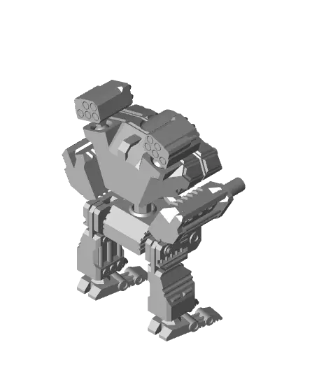 Articulated Mech — Zenith Arbiter ZA-44 || Print-in-Place — modelo 3D